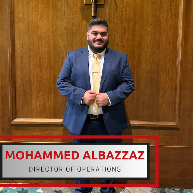 Mohammed Albazzaz - Director of Operations